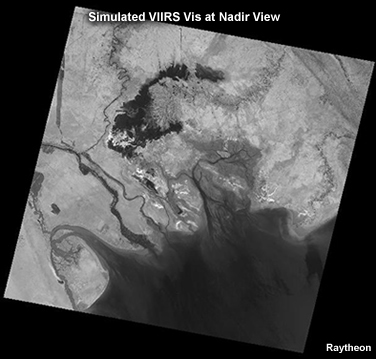 Lsnfdst simulation of VIIRS in imaging (fine) resolution  mode