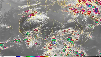 Thumbnail of the current imagery for the Northern Africa. Link goes to Europe & Africa domain.
