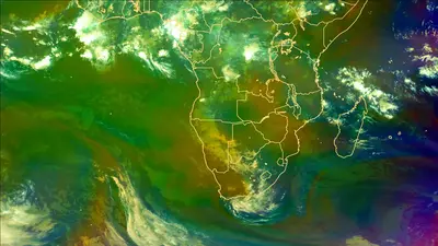 Thumbnail of the current imagery for the Southern Africa. Link goes to Europe & Africa domain.
