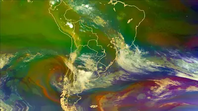Thumbnail of the current imagery for the South America