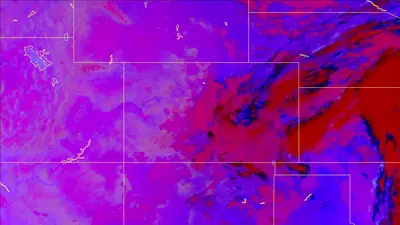 Thumbnail of the current imagery for the Colorado (GOES-West). Link goes to North America domain.