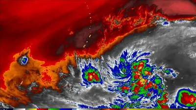 Thumbnail of the current imagery for the Micronesia. Link goes to Tropics domain.