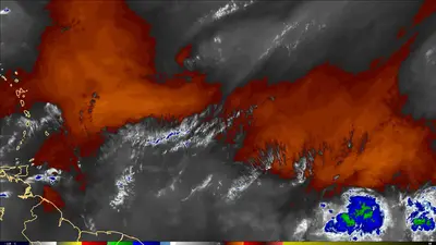 Thumbnail of the current imagery for the Central Tropical Atlantic. Link goes to Tropics domain.